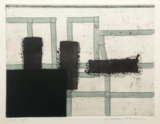 Gradini, 1991, Radierung und Aquatinta, 27 x 32 cm 