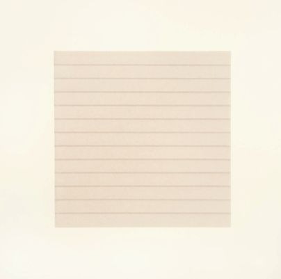 2009, Aquarell auf Papier, 22,9 x 22,9 auf 38,1 x 38,1 cm