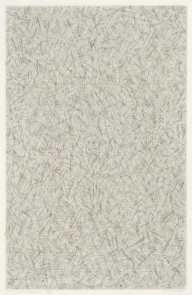 1978, Tusche und Kreide auf grundiertem Papier, 48 x 31 cm 