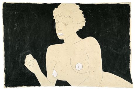 2003, Gouache und Bleistift auf Japanpapier, 50 x 76 cm